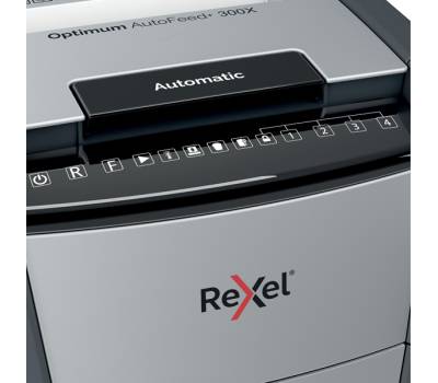 Distruggidocumenti Optimum AutoFeed+ 300X - a frammenti - Rexel - 2020300XEU - 5028252613934 - DMwebShop - 3
