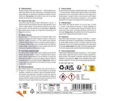 Detergente per rimozione etichette Label Remover - 200 ml - Durable - 5867-00 - 4005546505909 - DMwebShop - 2