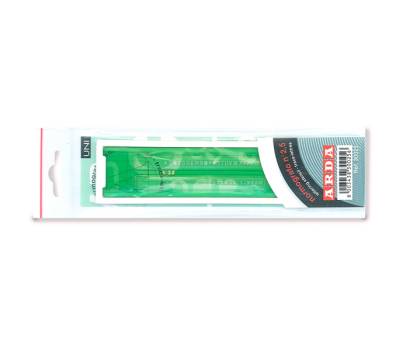 Normografo lettere e cifre Uni - 3 mm - verde - Arda - 3003 - 8003438030030 - DMwebShop - 1
