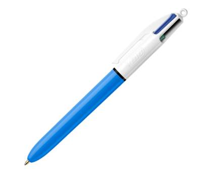 Penna a sfera a scatto multifunzione 4 Colours Classic - punta 1 mm - nero, blu, rosso, verde - conf. 12 pezzi - Bic - 982866 - 3086123233829 - DMwebShop - 1