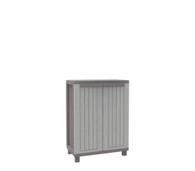 Armadietto JWood 68 - 2 ante - PPL effetto legno - 68 x 37,5 x 91,5 cm - grigio tortora Terry - 1002718 - 8005646027185 - DMwebShop - 1