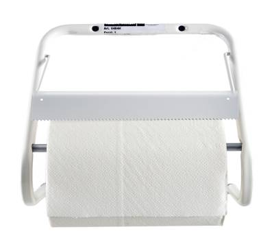 Porta bobina asciugatutto da muro - metallo - bianco - Perfetto - In Factory - 0464H - 98000957905293 - DMwebShop - 1