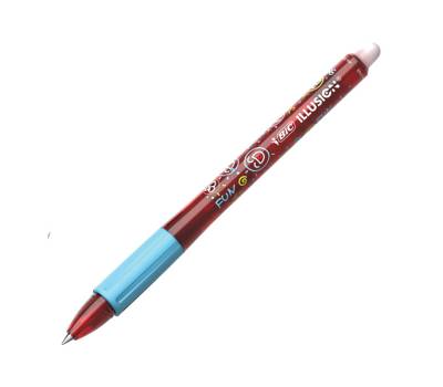 Penna sfera Gelocity Illusion - gel cancellabile - punta 0,7 mm - rosso - conf. 12 pezzi - Bic - 943442 - 516524 - 3086123735422 - DMwebShop - 2