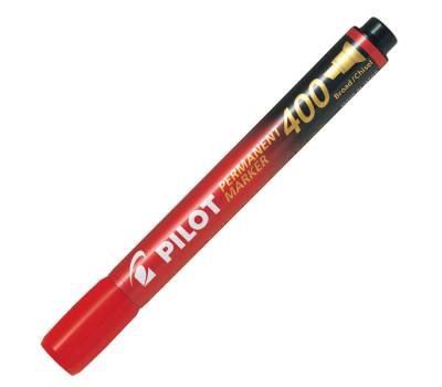 Marcatore permanente Markers 400 - punta a scalpello - 4,5 mm - rosso - conf. 12 pezzi - Pilot - 002712 - 4902505511189 - DMwebShop - 1