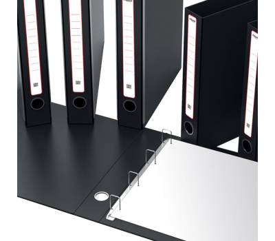Portatabulati KM UNI - con custodia - 12'' x 28 cm - dorso 5 cm - nero - Rexel - King Mec - PKM2800 - 5028252505772 - DMwebShop - 1