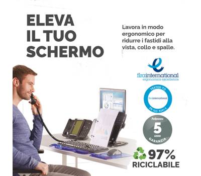 Supporto notebook Professional Series - hub USB - leggio - Fellowes - 8024602 - 43859611164 - DMwebShop - 2