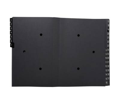 Classificatore numerico 1/31 Ordonator - 25 x 33 cm - nero - Exacompta - 57032E - 3130630570325 - DMwebShop - 1