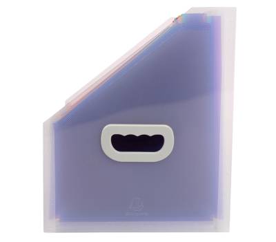 Classificatore portariviste Crystal - 12 tasche - PP - 26,5 x 32,5 cm - Exacompta - 55598E - 3130630555988 - DMwebShop - 4