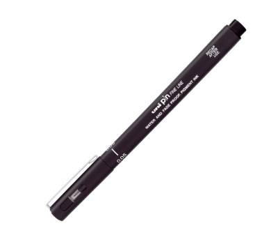 Pin fineliner - punta 0,05 mm - nero - conf. 12 pezzi - Uni Mitsubishi - M PIN005 N - 4902778798805 - DMwebShop - 1