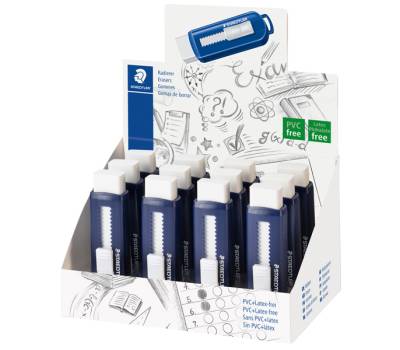 Gomma a scorrimento Eraser - involucro blu - conf. 12 pezzi - Staedtler - 525 PS1 - 4007817525166 - DMwebShop - 1