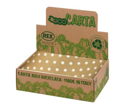 Carta regalo riciclata Graphic - 100 fogli - 70 x 100 cm - fantasie assortite - Rex Sadoch - EC400G01 - 8006715055863 - DMwebShop - 1