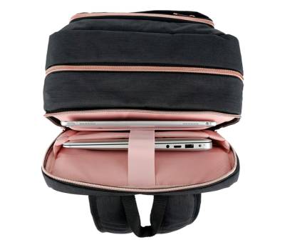 Zaino per pc Katy Rose - notebook 15,6 - nero - cerniera rose gold - Digital DESIGN - Swiss - F000040 - 6958561702373 - DMwebShop - 5