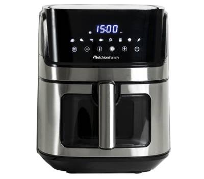 Friggitrice ad aria smart Ginevra - 26,8 x 33,7 x 34,2 cm - 6,5 lt - nero - Melchioni Family - 118340033 - 8006012372113 - DMwebShop - 2