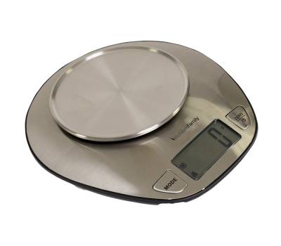 Bilancia da cucina Graal - con ciotola - peso massimo 5 kg - acciaio - Melchioni Family - 118210025 - 8006012367522 - DMwebShop - 2