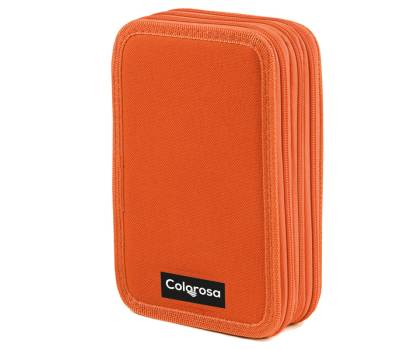 Astuccio Colors 3 zip - 13 x 20 x 7,5 cm - tessuto - colori assortiti - conf. 6 pezzi - Colorosa - 368300.1 - 8004428065308 - DMwebShop - 4