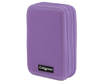 Astuccio Colors 3 zip - 13 x 20 x 7,5 cm - tessuto - colori assortiti - conf. 6 pezzi - Colorosa - 368300.1 - 8004428065308 - DMwebShop - 6