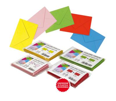 Buste e biglietti regalo - formati e colori assortiti - expo 25 conf. - Blasetti - 260 - 8007758012608 - DMwebShop - 1