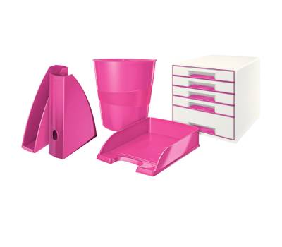 Portariviste WOW - 27,2 x 7,3 x 31,8 cm - fucsia - Leitz - 52771023 - 4002432101474 - DMwebShop - 2