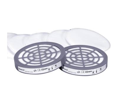 Kit 2 filtri P2 per semimaschera M6400 - Deltaplus - M6000P2R - 3295249128883 - DMwebShop - 1