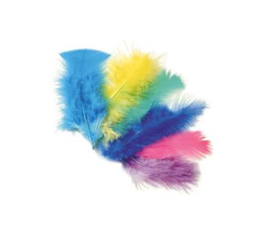 Piume colorate - 10 gr - Deco - 05756 - 86073A - DMwebShop - 2
