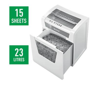 Distruggidocumenti Office P4 - taglio a frammenti 4 x 40 mm - IQ - Leitz - 80030000 - 4002432118960 - DMwebShop - 1