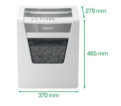 Distruggidocumenti Office P5 - taglio a frammenti 2 x 15 mm - IQ - Leitz - 80020000 - 4002432118953 - DMwebShop - 1