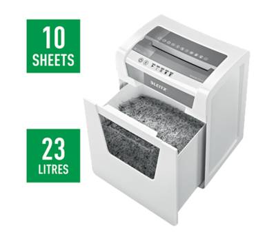 Distruggidocumenti Office P5 - taglio a frammenti 2 x 15 mm - IQ - Leitz - 80020000 - 4002432118953 - DMwebShop - 2