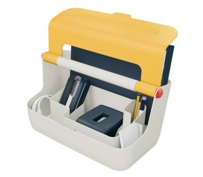 Cassetta portaoggetti con maniglia Cosy - giallo - Leitz - 61250019 - 4002432126194 - DMwebShop - 1