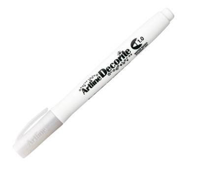 Marcatore Decorite - punta tonda - 1 mm - bianco - Artline - A EDF-1/BI - 4549441009884 - DMwebShop - 1