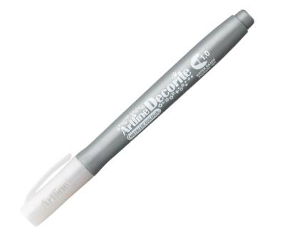 Marcatore Decorite - punta tonda - 1 mm - argento - Artline - A EDF-1/ARG - 4549441010064 - DMwebShop - 1