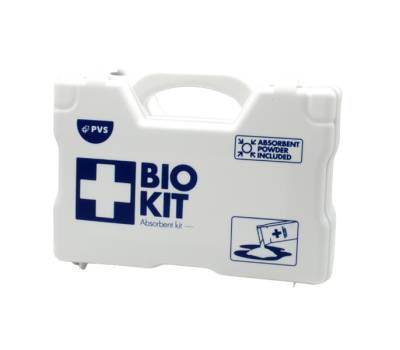 Valigetta per assorbimento liquidi biologici - con polvere addensante - 28,5 x 21 x 8,7 cm - bianco - Pvs - CPS614 - 8034028018930 - DMwebShop - 1