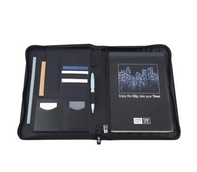 Portablocco Dual - tessuto - nero-grigio - A4 - City Time - 61500 - 8002787615004 - DMwebShop - 1
