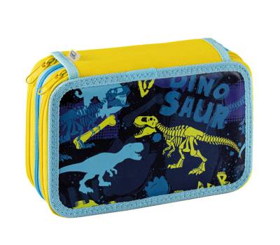 Astuccio 3 Zip Fantasy - 13 x 20 x7,5 cm - colori assortiti - conf. 12 pezzi - Favorit - 400184015 - 8006779051047 - DMwebShop - 3