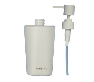 Dispenser sapone liquido Pronto Bagno - diametro 8 cm - 450 ml - PPL - bianco - Perfetto - 12514 - 8052474125149 - DMwebShop - 1