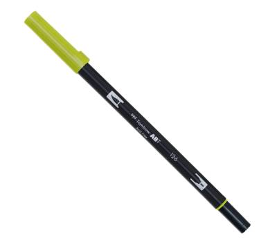 Pennarello Dual Brush 126 - light olive - conf. 6 pezzi - Tombow - PABT-126 - 4901991901238 - DMwebShop - 1