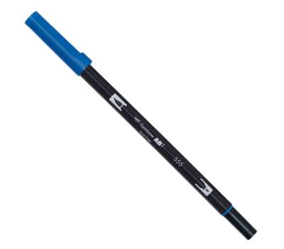 Pennarello Dual Brush 555 - ultramarine - conf. 6 pezzi - Tombow - PABT-555 - 4901991901740 - DMwebShop - 1
