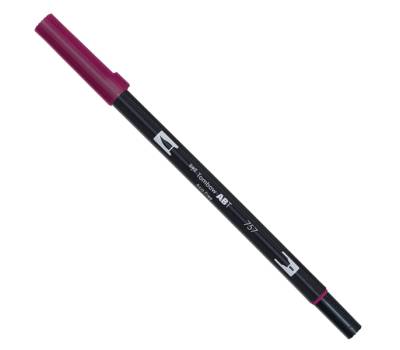 Pennarello Dual Brush 757 - port red - conf. 6 pezzi - Tombow - PABT-757 - 4901991901955 - DMwebShop - 1