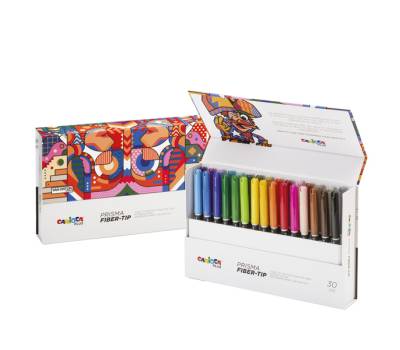 Pennarello Prisma - punta 3,7 mm - colori assortiti - Plus - conf. 30 pezzi - Carioca - 45208 - 8003511452087 - DMwebShop - 1