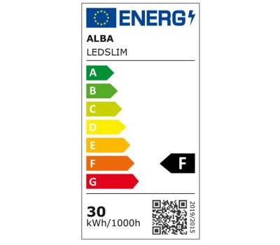 Lampada - da terra - LEDSLIM - 30W - nero - Alba - LEDSLIM N - 3129710017195 - DMwebShop - 2