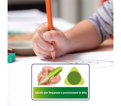 Matita colorata Evolution Triangle - colori assortiti - conf. 12 pezzi - Bic - 82973511 Bic Kids - 3086124001632 - DMwebShop - 2
