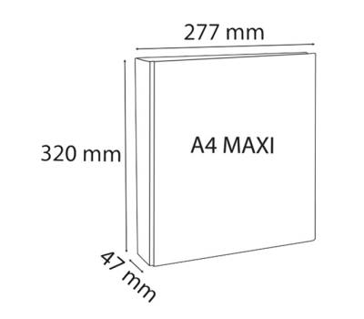 Raccoglitore personalizzabile Kreacover 4 anelli a D 25 mm A4 maxi bianco Exacompta 51846E - 23711 - 1