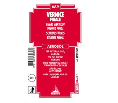 Vernice finale lucido spray - 400 ml - Maimeri - M5832669 - 8018721628153 - DMwebShop - 2