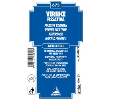 Vernice fissativa spray - 400 ml - Maimeri - M5832675 - 8018721628375 - DMwebShop - 2
