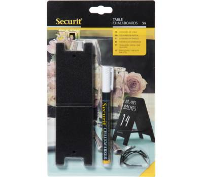 Lavagnette segnaposto - 8,5 x 5 cm - set 5 pezzi - Securit - TAG-SBS-WT - 8719075283554 - DMwebShop - 2