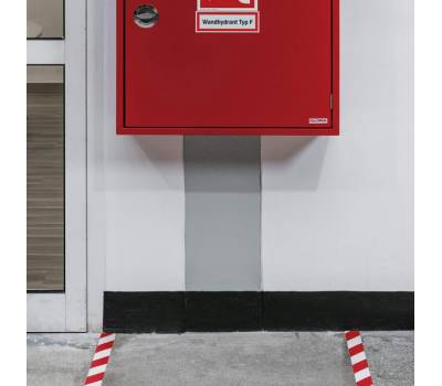 Nastro adesivo DURALINE STRONG 50/07 1726 - 50 mm x 30 mt - rosso-bianco - Durable - 1726-132 - 4005546982496 - DMwebShop - 1