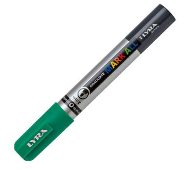 Marcatore a base d'acqua Graduate Mark All - punta tonda - 2 mm - verde smeraldo - Lyra - L6820063 - 4084900608043 - DMwebShop - 1