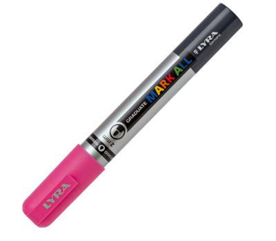 Marcatore a base d'acqua Graduate Mark All - punta tonda - 2 mm - rosa - Lyra - L6820029 - 4084900604922 - DMwebShop - 1