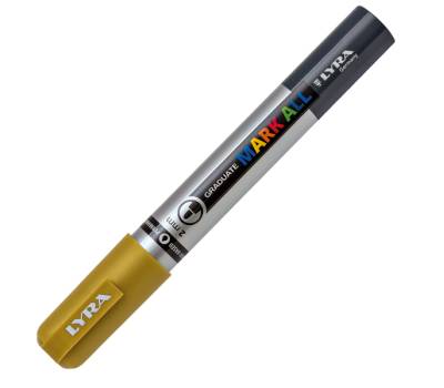 Marcatore a base d'acqua Graduate Mark All - punta tonda - 2 mm - oro - Lyra - L6820250 - 4084900605004 - DMwebShop - 1