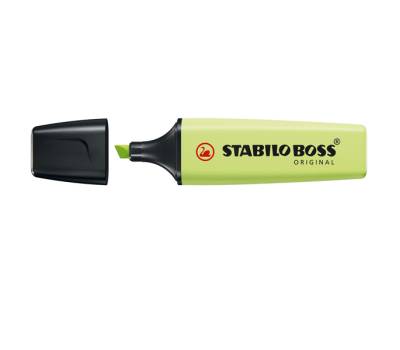 Evidenziatori Boss Pastel - punta a scalpello - tratto 2 - 5 mm - colori assortiti - astuccio 4 pezzi - Stabilo - 70/4-3 - 4006381558174 - DMwebShop - 2