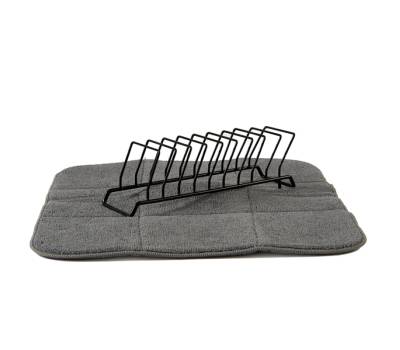 Tappetino scolapiatti con griglia - in microfibra - 9 posti - Perfetto - 29111 - 8052474291110 - DMwebShop - 1